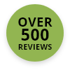 Over 500 Reviews stamp