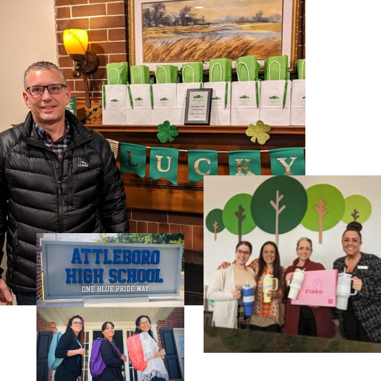 Collage of photos from Newton Corner Dental Care social media