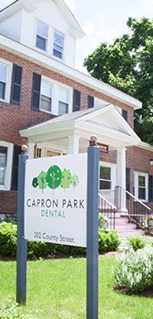 Capron Park Dental exterior sign