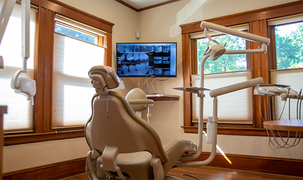 dental exam chair