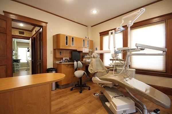 Dental exam room